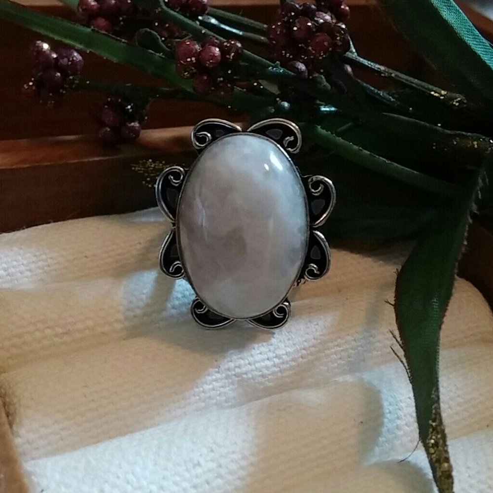 Artisan Polished moonstone ring